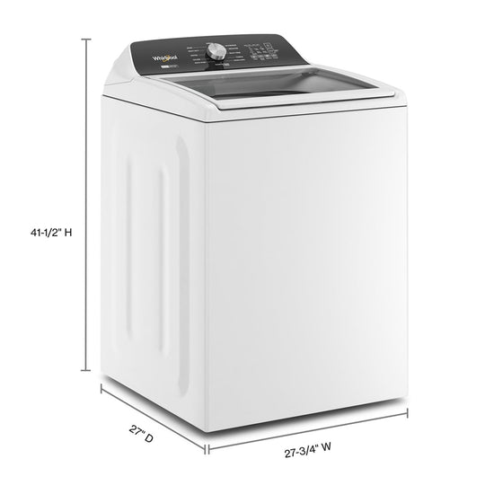 Midea 4.7 cu. ft. Top Load Washing Machine with 8 Wash Cycles - MLTW47A5BWW