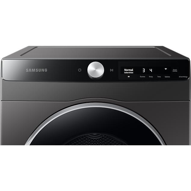 SAMSUNG 4.0 CU. FT. GREY ELECTRIC VENTED DRYER WITH SMART CONTROL - DV25B6900EX/AC