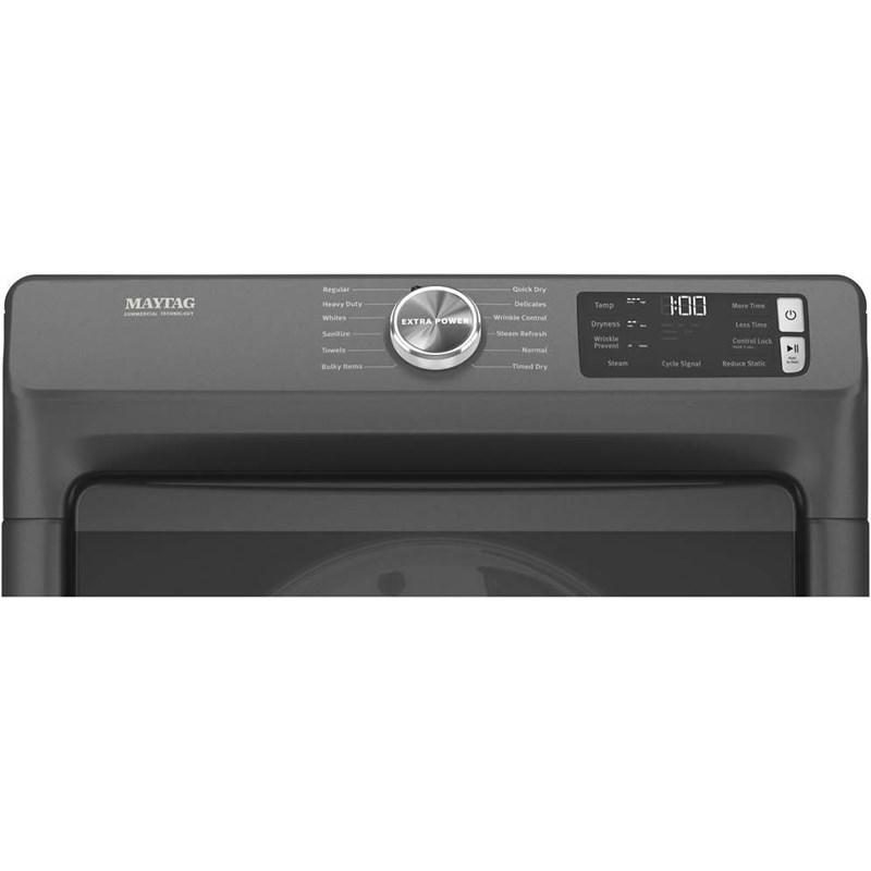 Maytag 7.3 Cu. Ft. Electric Dryer with Steam - YMED6630MBK