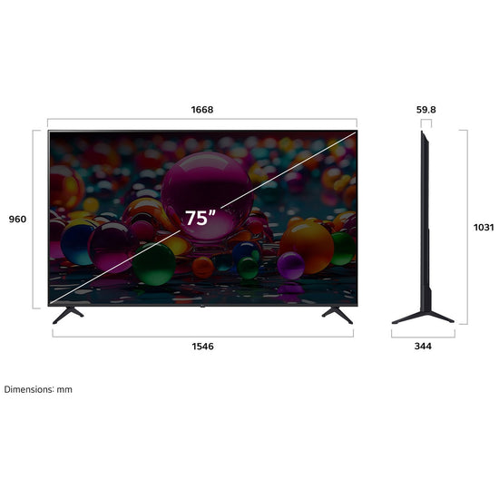 LG 75 Inch 4K UHD HDR LED Smart TV - 75UA7700PUA