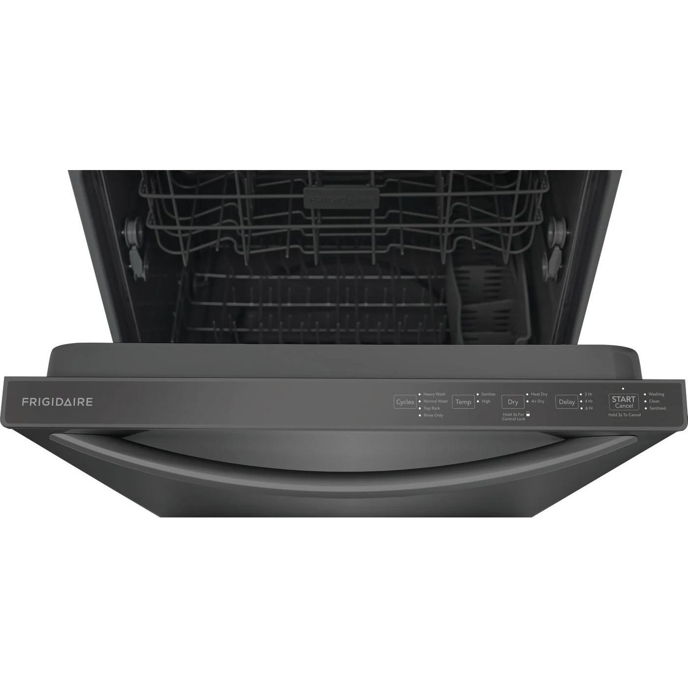 Frigidaire 24" 52 dBA Built-In Top-Control LA-DISHWASHER - Black Stainless Steel - FDPH4316AD