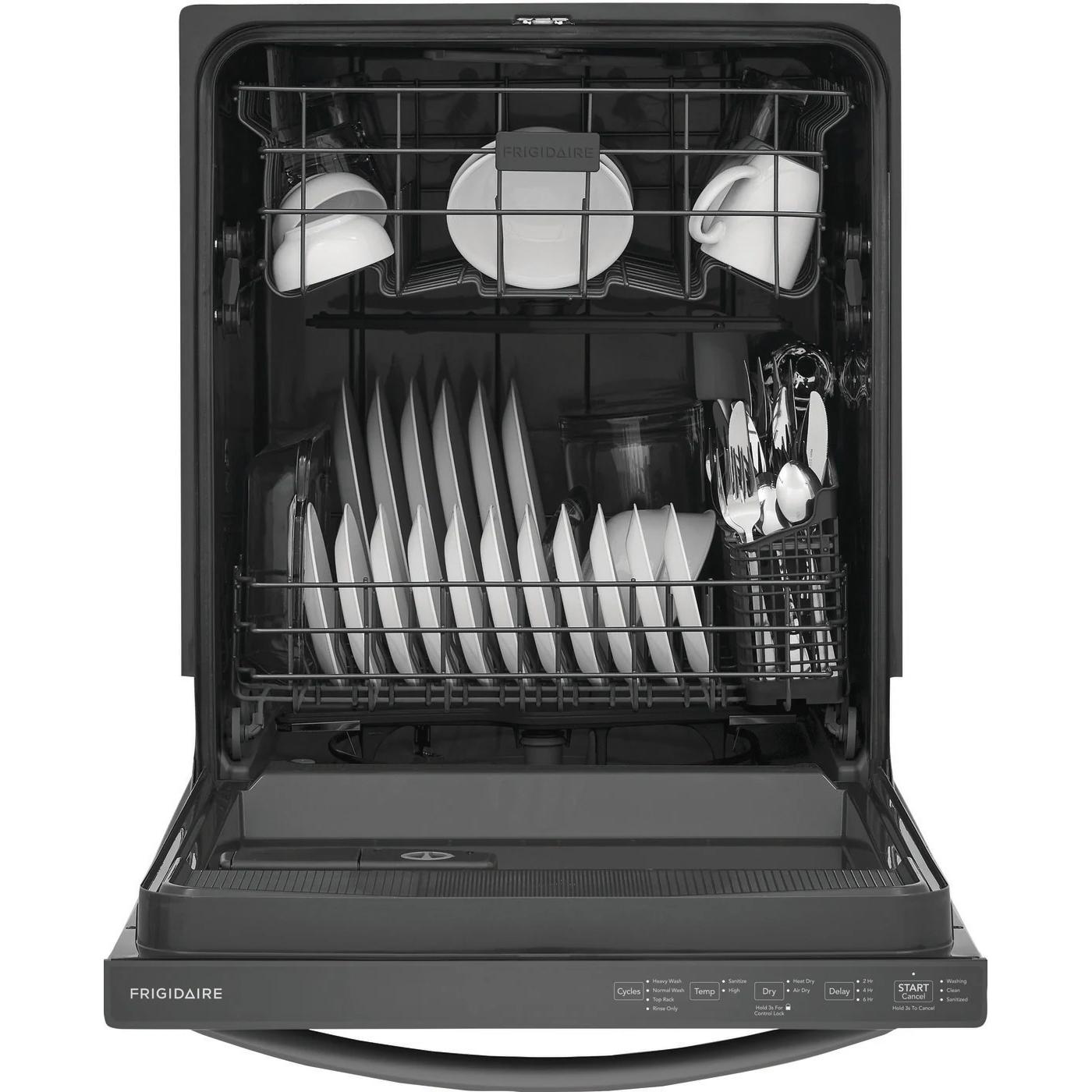 Frigidaire 24" 52 dBA Built-In Top-Control LA-DISHWASHER - Black Stainless Steel - FDPH4316AD