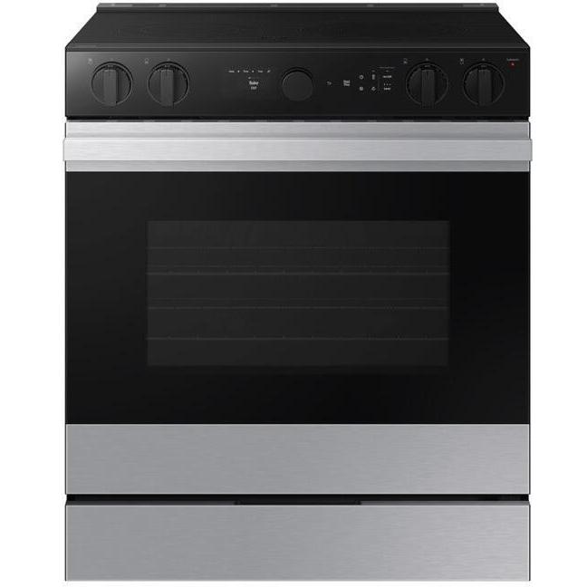 SAMSUNG BESPOKE SMART 6.3 CU. FT. SLIDE-IN ELECTRIC RANGE - NSE6DG8500SR/AC