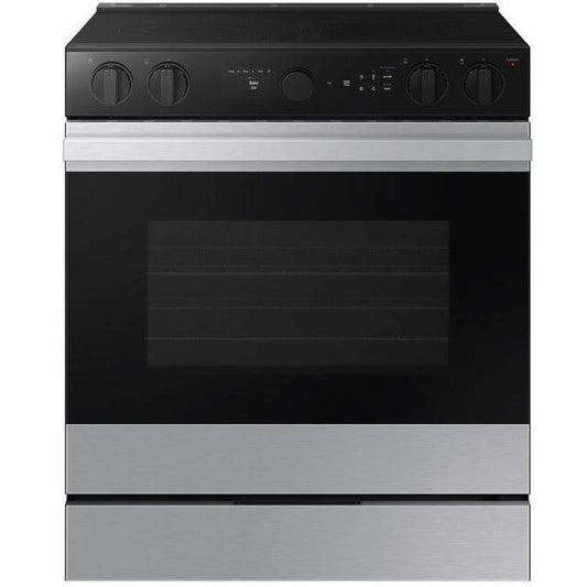 SAMSUNG BESPOKE SMART 6.3 CU. FT. SLIDE-IN ELECTRIC RANGE - NSE6DG8500SR/AC