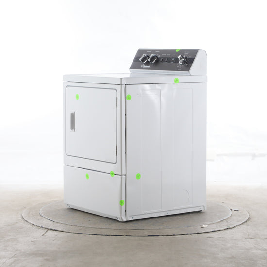 Huebsch DR5 Sanitizing Gas Dryer with Steam, White - DR5103WG