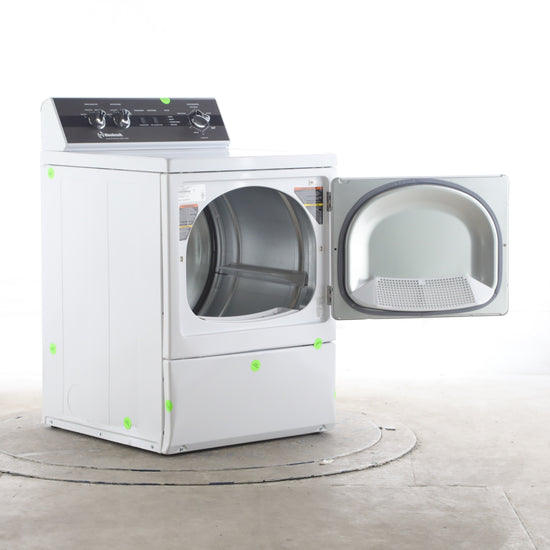 Huebsch DR5 Sanitizing Gas Dryer with Steam, White - DR5103WG