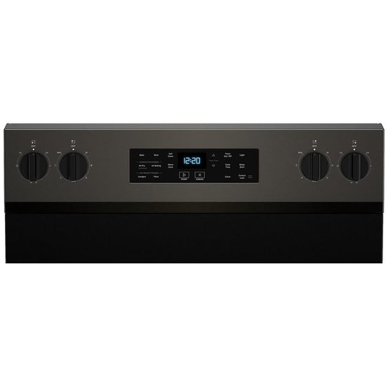 Whirlpool 5.3 Cu. Ft. Electric Range with No Preheat Air Fry, Black Stainless Steel - YWFES5030RV