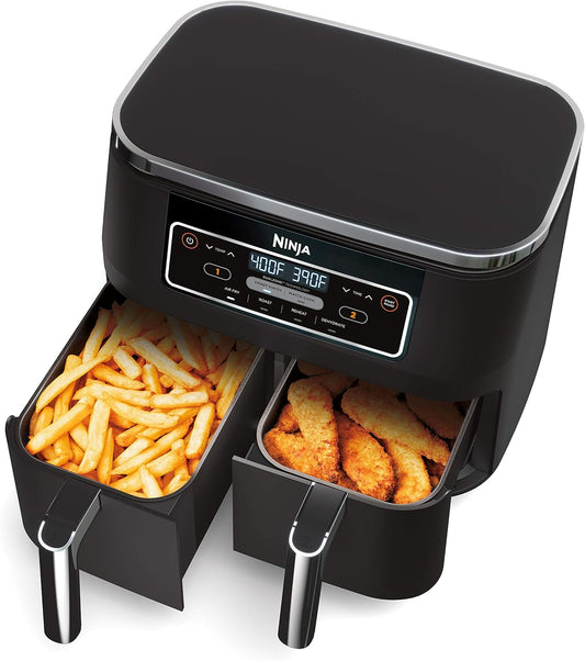 Ninja Foodi 4-in-1 8-qt 2-Basket Air Fryer with DualZone Technology - DZ100CCO