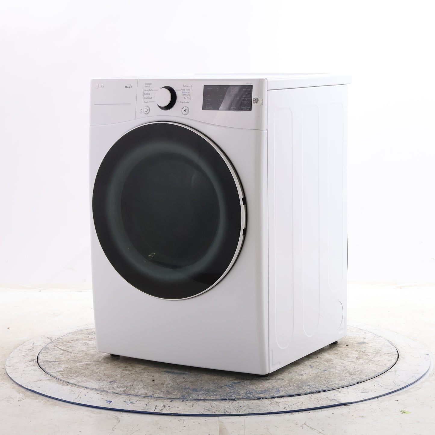 LG 7.4 CU. FT. WHITE ELECTRIC DRYER WITH BUILT-IN AI WITH THINQ TECHNOLOGY AND WI-FI  - DLE3600W