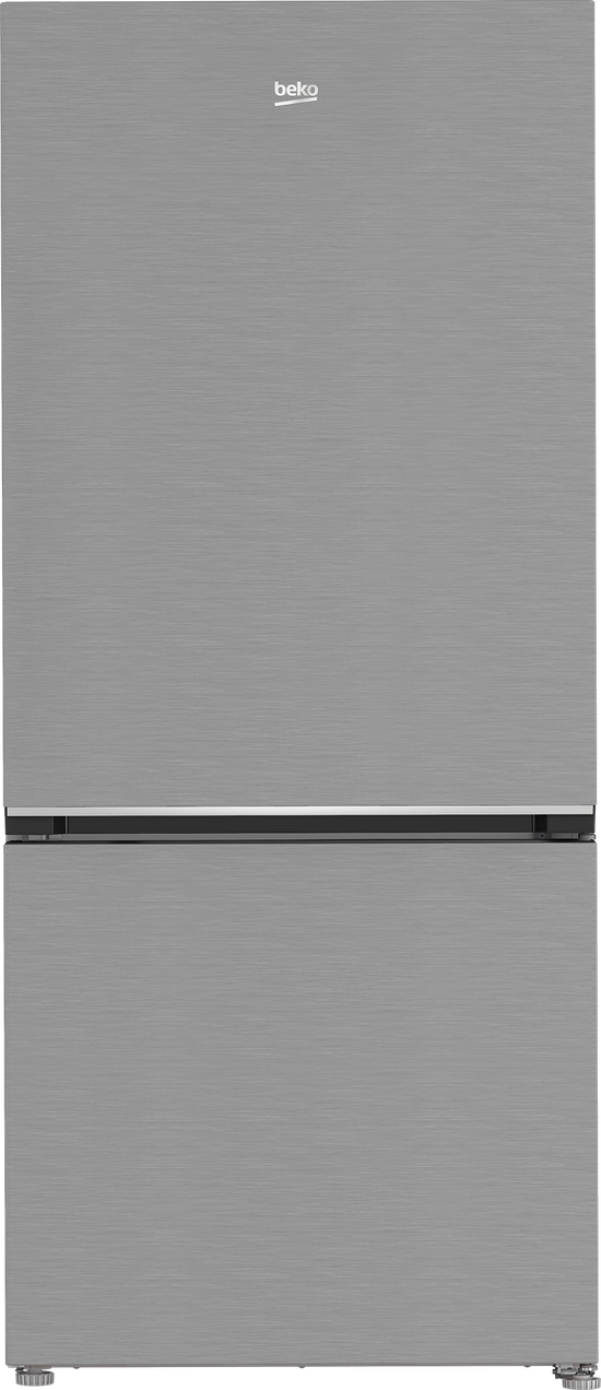 Beko 30 Inch Bottom Freezer Refrigerator, Fingerprint-Free Stainless Steel - BFBF30116SS