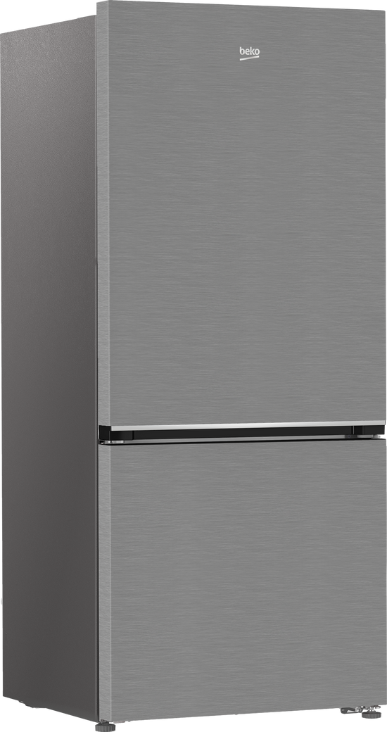 Beko 30 Inch Bottom Freezer Refrigerator, Fingerprint-Free Stainless Steel - BFBF30116SS
