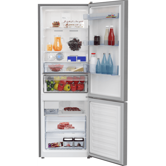Beko 24 Inch Counter Depth Bottom Freezer Refrigerator, Silver - BFBF2414SL