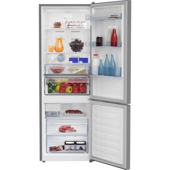 Beko 24 Inch Counter Depth Bottom Freezer Refrigerator, Silver - BFBF2414SL