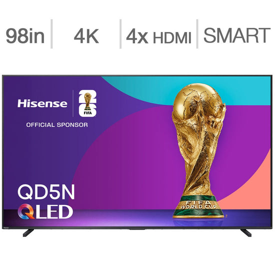 Hisense 98 Inch Hi-QLED 4K Google TV - 98QD5N
