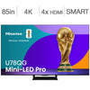 Hisense 85 Inch Mini-LED QLED AI Google TV - 85U78QG