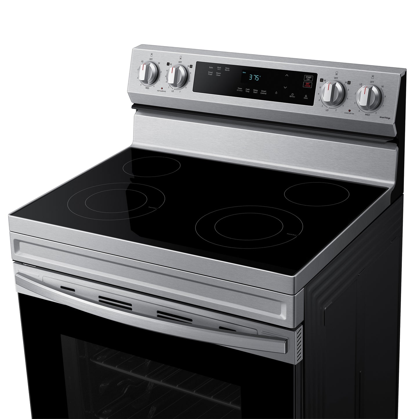 SAMSUNG 30 IN. 6.3 CU. FT. STAINLESS STEEL ELECTRIC RANGE WITH STEAM CLEAN AND BUILT-IN WI-FI - NE63A6111SS/AC