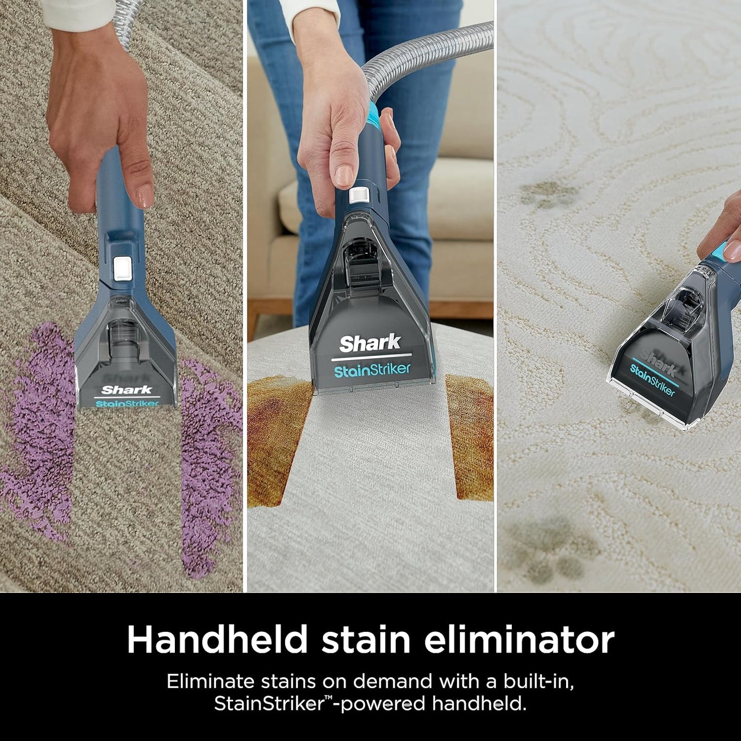 Shark CarpetXpert Area Rug & Upholstery Cleaner for Pets with Built-In Spot & Stain Eliminator - EX200C