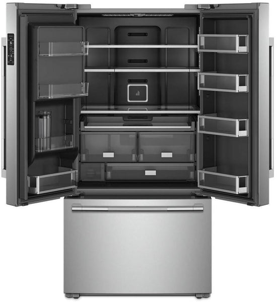 JennAir 36 Inch Counter-Depth French Door Refrigerator, Stainless Steel - JFFCC72EHL
