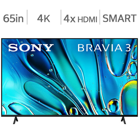 Sony Bravia 3 65 Inch 4K HDR LED Smart Google TV - K-65S30
