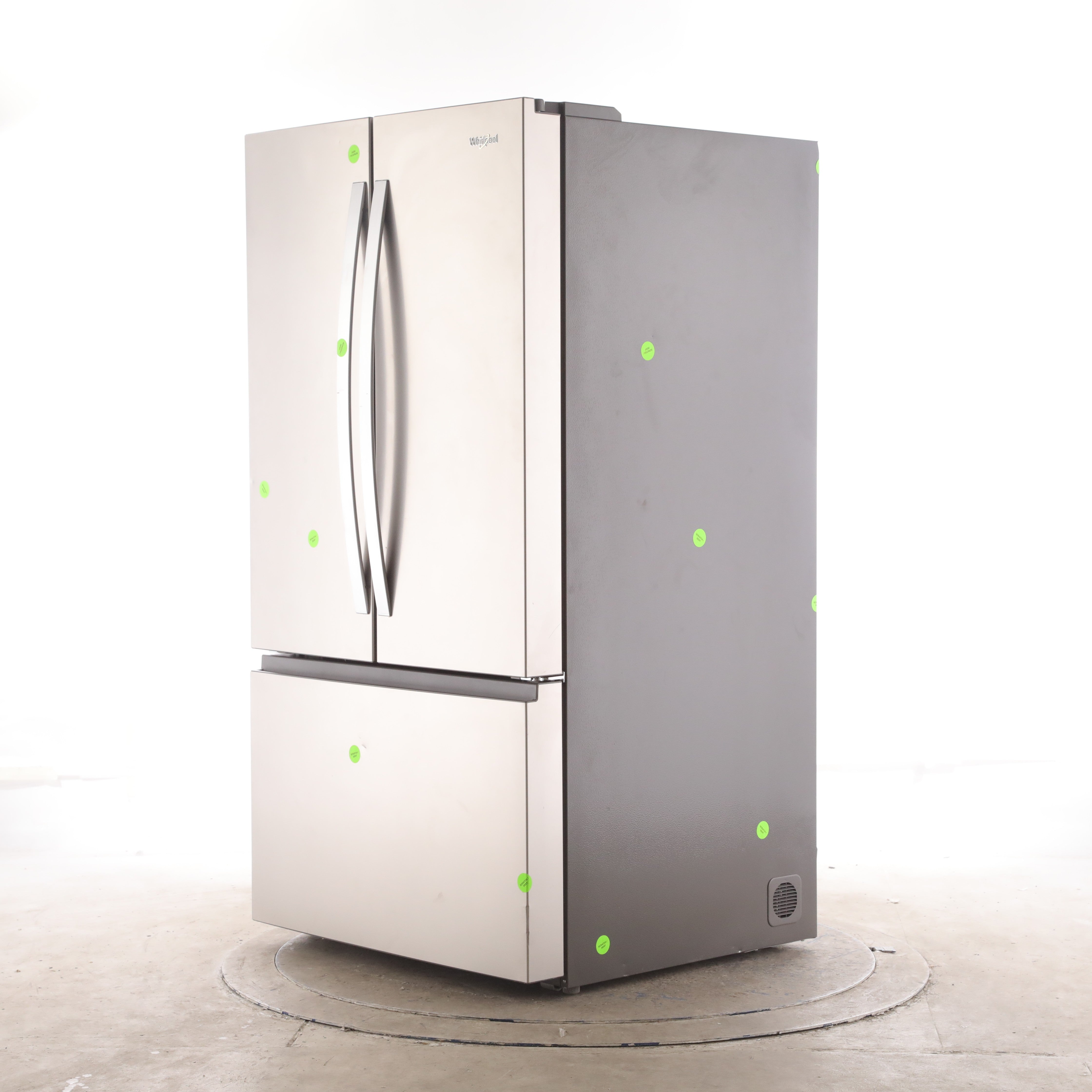 Whirlpool WRFF3336SZ 36 Inch French Door Refrigerator, 31 Cu. Ft