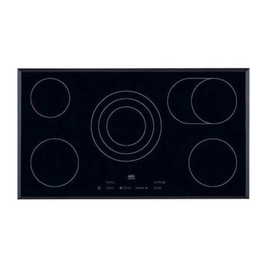 AEG Built-In Cooktop with Touch Controls and Safety Features - AEG-96931-K-MN