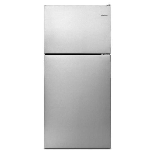 Amana 30 Inch Top Freezer Refrigerator, Stainless Steel - ART318FFDS