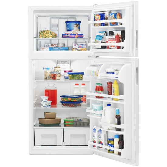 Amana 30 Inch Top-Freezer Refrigerator with 18.2 cu. ft. Capacity, White - ART318FFDW
