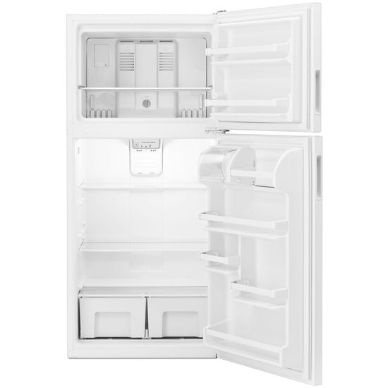 Amana 30 Inch Top-Freezer Refrigerator with 18.2 cu. ft. Capacity, White - ART318FFDW