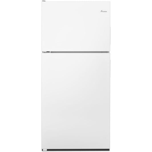 Amana 30 Inch Top-Freezer Refrigerator with 18.2 cu. ft. Capacity, White - ART318FFDW