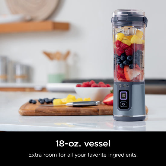 Ninja Blast Portable Blender, Denim Blue, 18 oz - BC151NVC