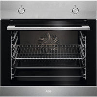 AEG 24 Inch Built-In Multi-Function Single Wall Oven, Stainless Steel - BCK330050M