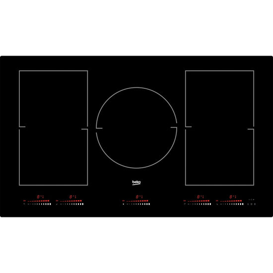 Beko 36" Built-In Induction Cooktop with 5 Zones - BCTI36510