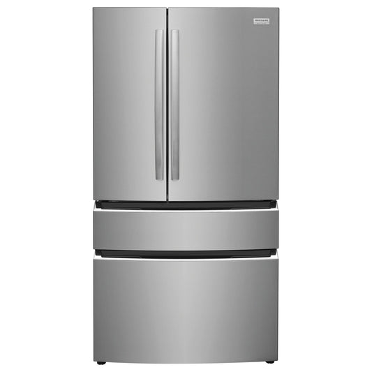 FRIGIDAIRE GALLERY 36 IN. 27.2 CU. FT. STAINLESS STEEL 4-DOOR FRENCH DOOR REFRIGERATOR WITH WATER DI