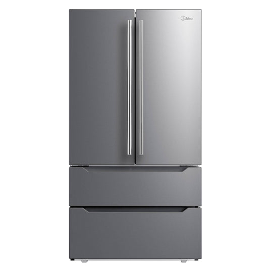 Midea 22.5 Cu. Ft. Counter-Depth 4-Door French Door Refrigerator - MRQ23BCAST