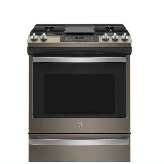 GE 30" SLIDE-IN CONVECTION GAS RANGE WITH NO PREHEAT AIR FRY IN STAINLESS STEEL - JCGS760SPSS