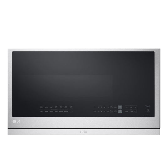 LG 2.1 CU. FT. SMUDGE RESISTANT STAINLESS STEEL OVER-THE-RANGE MICROWAVE WITH EXTENDAVENT - MVEL2137