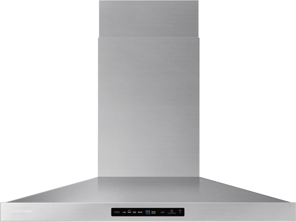 SAMSUNG 36 Inch Smart Wall Mount Chimney Range Hood with Wi-Fi and Bluetooth Connectivity - NK36K7000WS