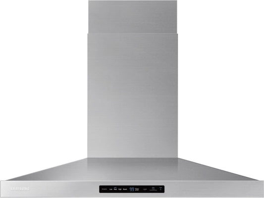 Samsung 36 Inch Smart Wall Mount Chimney Range Hood with Wi-Fi and Bluetooth Connectivity - NK36K7000WS