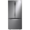 LG 33 Inch French Door Refrigerator with 25.1 cu. ft. Capacity, Platinum Silver Steel - LRFNS2503V