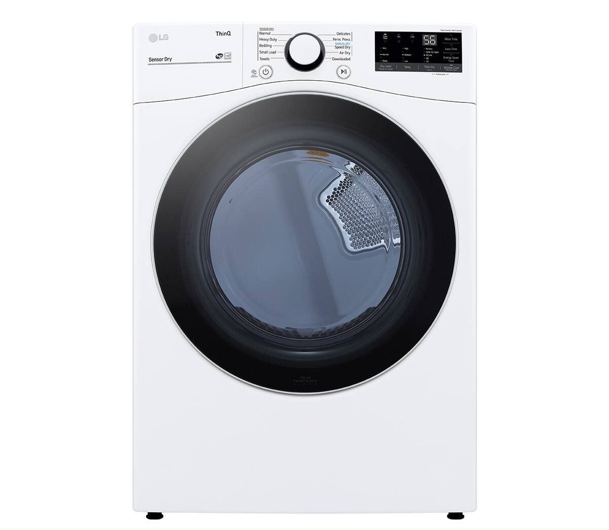 LG 27 INCH SMART ELECTRIC DRYER WITH AI FABRIC SENSOR - DLE3600W