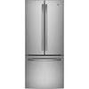 GE 30 Inch French Door Refrigerator with 20.8 cu. ft. Capacity, Stainless Steel - GNE21DYRKFS