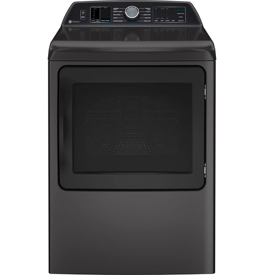 GE Profile 7.4 Cu Ft Smart Electric Dryer, Diamond Grey - PTD70EBMTDG