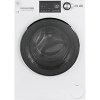 GE 24 Inch Front Load Washer with 2.8 cu. ft. Capacity, White - GFW148SSMWW