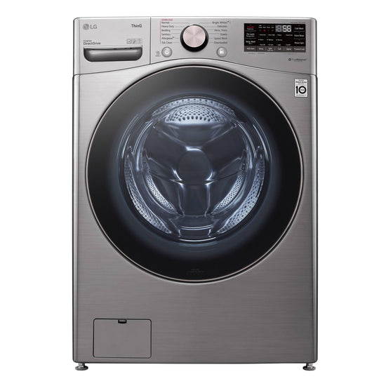 LG 5.2 cu. ft. Smart Front Load Washer with AI and Wi-Fi, Graphite Steel - WM3850HVA