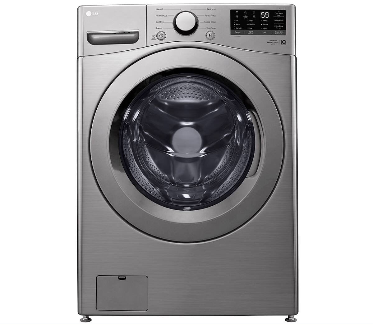 LG 5.2 CU. FT. GRAPHITE STEEL ULTRA LARGE CAPACITY FRONT LOAD WASHER WITH 6MOTION TECHNOLOGY - WM3400CV