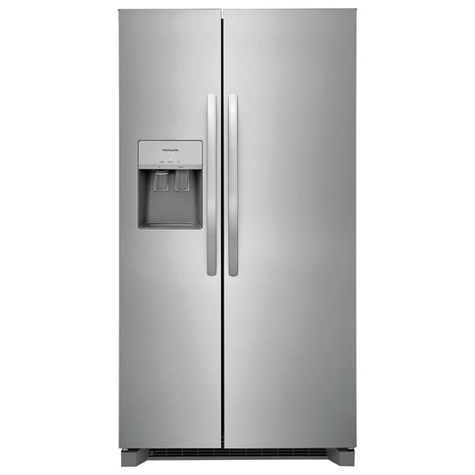 Frigidaire 36 Inch Side-by-Side Refrigerator, 25.6 cu. ft., Stainless Steel - FRSS2623AS