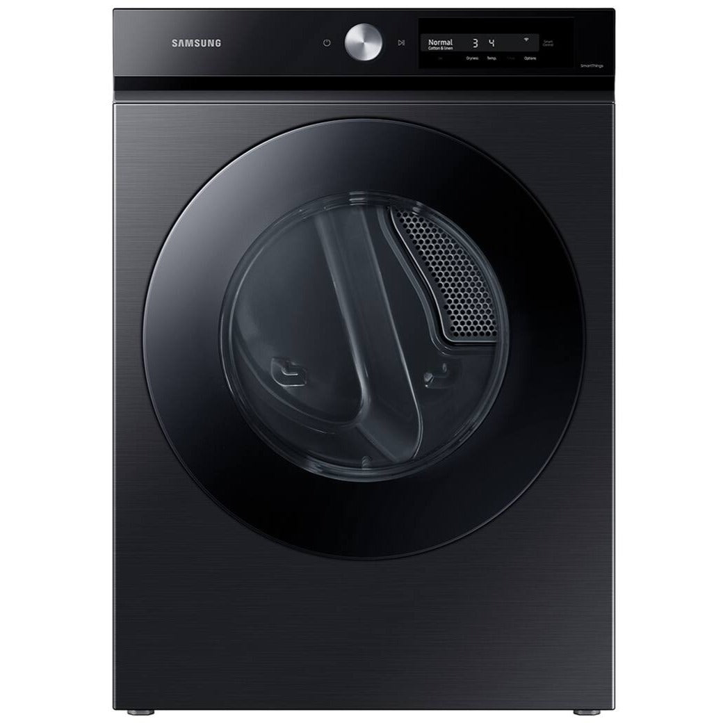 SAMSUNG BESPOKE 27 IN. 7.5 CU. FT. BLACK STAINLESS STEEL ELECTRIC DRYER WITH SUPER SPEED DRY - DVE46BB6700VAC