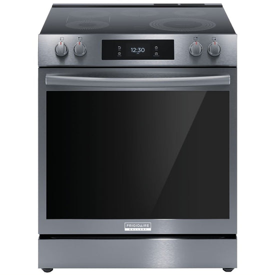 Frigidaire 30 Inch Front Control Electric Range with Total Convection - GCFE306CBF