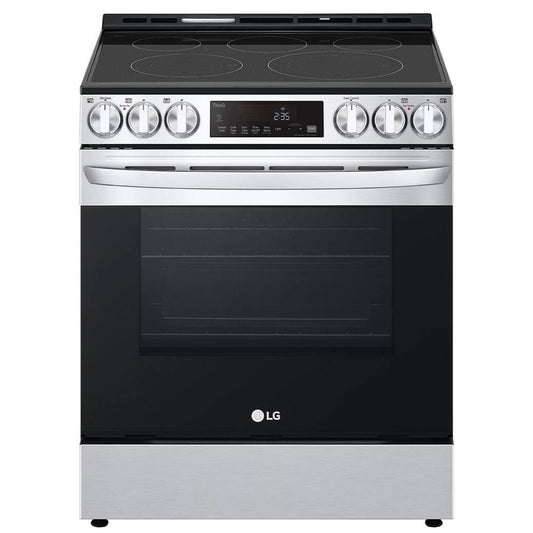 LG 30 IN 6.3 CU FT. STAINLESS STEEL ELECTRIC SLIDE-IN SMART WI-FI ENABLED FAN CONVECTION RANGE - LSEL6333F