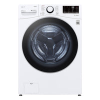LG 27 Inch Front Load Smart Washer with 4.5 cu. ft. Capacity, White - WM3600HWA